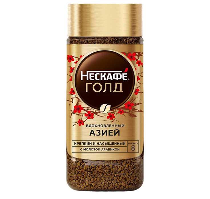 Сублимированный кофе Нескафе Голд вдохновлённый Азией 155г